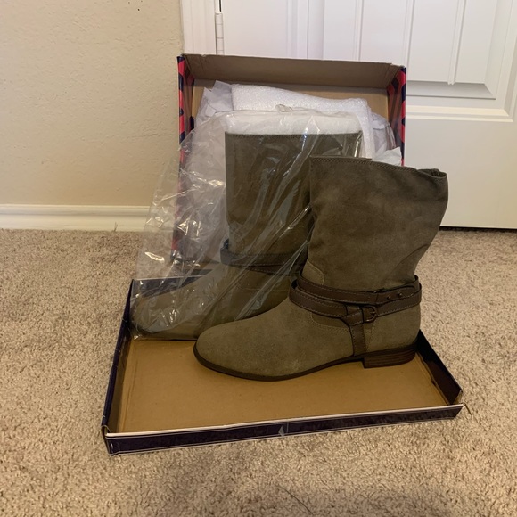 NIB l Seychelles Weekenders Women's Business As Usual Bootie l Taupe l Size 10 - Picture 8 of 10